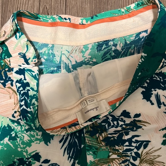 Anthropologie Elevenses Skort Tropical Pattern - Picture 9 of 9